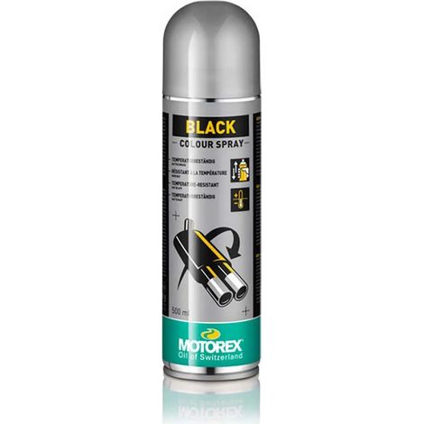 Pintura motorex colour spray resistente 400°C negro 400ml