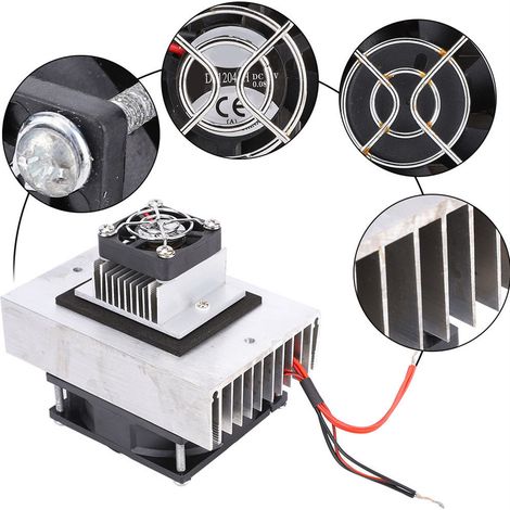 12V DC Halbleiter-Kühler-Kit für Mini-Klimaanlagen, DIY-Kühlsystem (1/5)
