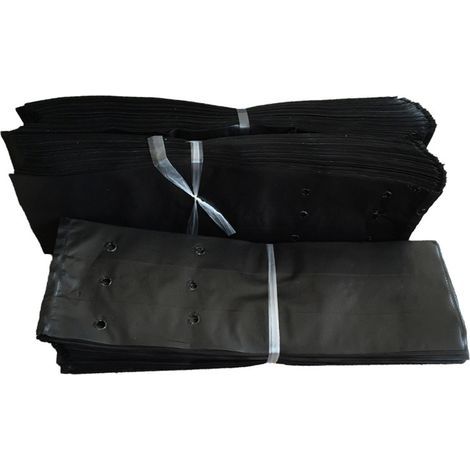100pcs Sacs de Pépinière en Plastique épaissi pour Plantes Sacs de Plantation de Semis de Fruits Et de Fleurs, Sacs de Culture de Plantes en Jardin avec Trous Respirants 10x20cm(DxH) (1/5)