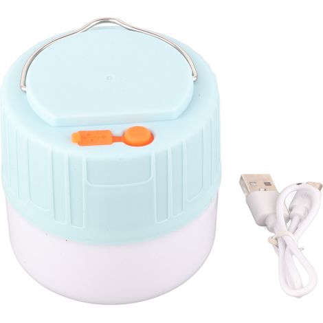Lampe de camping LED en aluminium et PC, solaire, pour tente, randonnée et trekking extérieur, modèle miniature 511 avec recharge. (1/5)