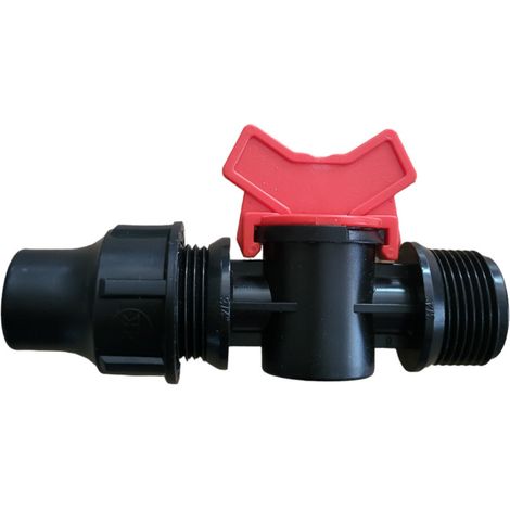 Vannes raccord rapide pour tuyau de diametre 16 mm et 3/4 pouce - vanne cannelée pour tuyau 16 mm - arrosage - jardiboutique