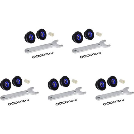 Adatto per il kit di guarnizioni per cilindro dello sterzo idraulico anteriore 5X HS5157, compatibile con SeaStar Pivot HC5340, HC5341, HC5358, HC5365 e HC5375.
