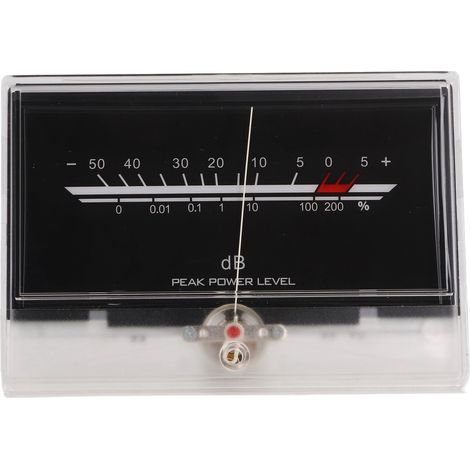 Compteur VU LED rétroéclairé blanc mesure précise amplificateur de puissance dB mètre pour studio DIY (1/5)