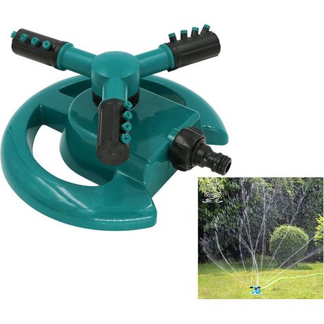 360° drehbarer Rasensprenger – Bewässerungsgerät für Rasen und Garten – Kompatibel mit Standard-Gartenschläuchen – Bewässerungsdurchmesser 7,3 bis 15 m – 1 Stück (1/5)