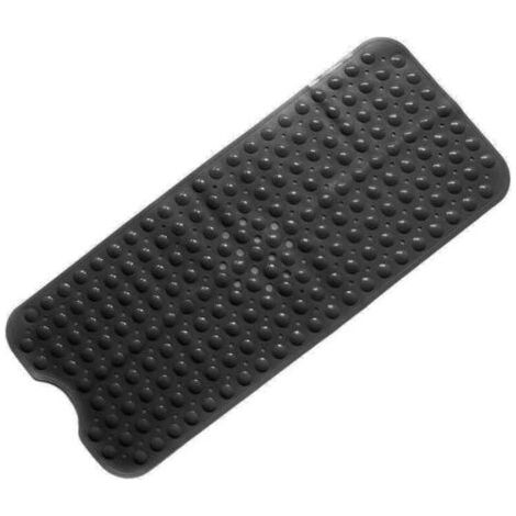 ALLIANDIS(Noir)Tapis de Bain de Baignoire Antidérapant avec Les Ventouses Puissantes, Baignoire Mat,Sécurité Anti Glisse,Résistant à la Moisissure Lavable en Machine (1/4)