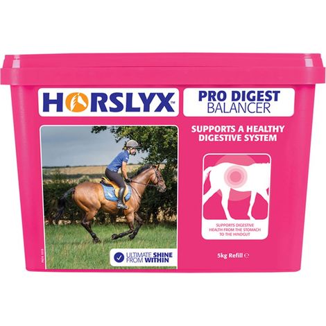 HORSLYX PRO DIGEST 5 kg per supportare il sistema digestivo dallo stomaco all'intestino posteriore supplemento da leccare