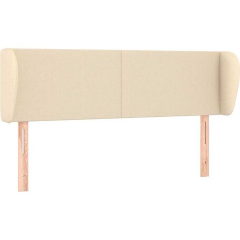 Maison Exclusive - Cabecero de tela color crema 147x23x78/88 cm (1/5)