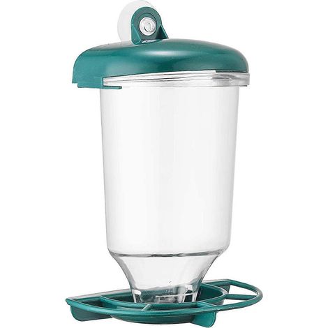 Mangeoire à oiseaux de fenêtre avec ventouse puissante, mangeoire suspendue amovible pour oiseaux sauvages. Observez les oiseaux sauvages de votre jardin depuis votre maison. (1/5)