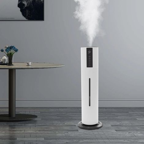 Intelligent Air Humidifier Three Levels Of Fog Volume Mist Humidifier Indoor Humidifier 28W 8L, Timable Time: 12H, for Home, bedrooms, living rooms, study rooms