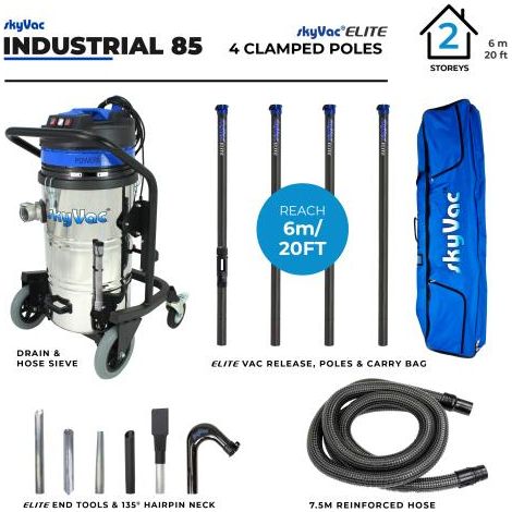 SKYVAC 85 INDUSTRIAL 4 POLE (6m/20ft)240V