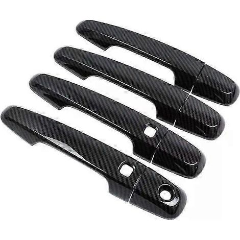 Poignée de porte chromée en fibre de carbone pour Mitsubishi L200 Triton 2015-2021 - Accessoires de style (1/5)
