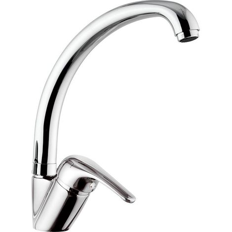 TrAdE Shop Traesio - Miscelatore Rubinetto Monocomando Lavabo Lavello Cucina Canna Alta Moderno -
