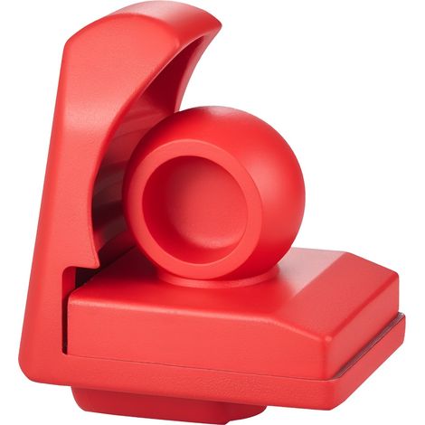 Antivol d'Attelage de Remorque Compatible avec Coupleurs 47,6 mm 50,8 mm 58,7 mm Verrou Attelage de Remorque pour Camping-cars, Bateaux, Remorques, avec 3 Clés, Résistant Effraction Chocs, Rouge (1/5)