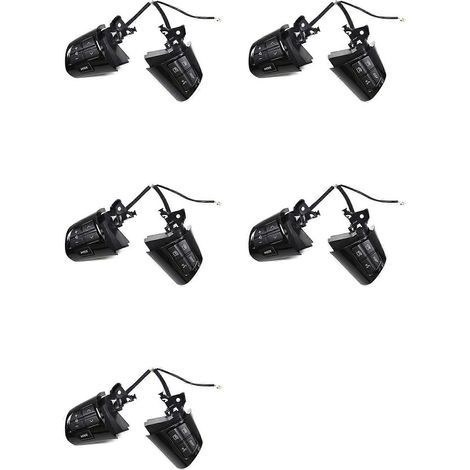 10x Lenkrad-Audio-Bedienknopf Tempomat-Schalter 84250-02230 für Toyota Corolla /Wish / Altis 2010-2013, Schwarz (1/5)