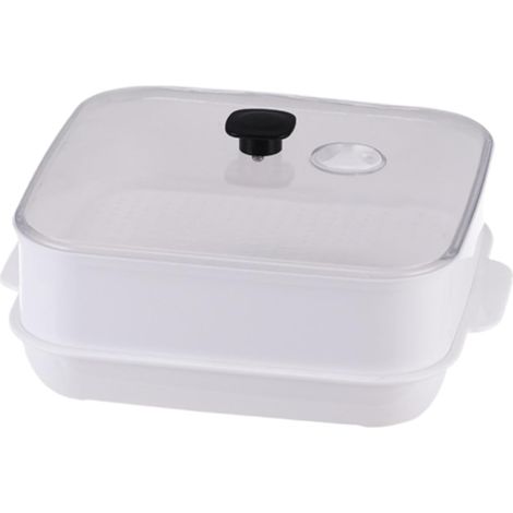 Cuiseur Vapeur Pour Cuisine Bol Vapeur Micro-ondes à Accessoires Micro-ondes Avec Poignée Latérale Et Ouverture De Ventilation 262310cm (1/5)