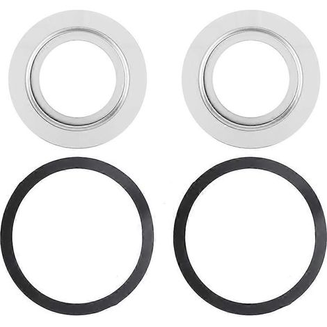 Bride de réduction en inox 180mm vers 114mm pour broyeur de déchets alimentaires d'évier, pièce d'adaptation de raccordement, accessoire de plomberie compatible avec évacuation. (1/5)