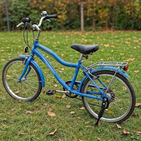 Béquille Vélo Enfant - Simple - Avec Pieds Antidérapants En Caoutchouc - Pour Cadre Vélo Standard - 1 Pièce (1/4)