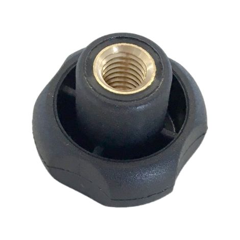 Pulsante rotante Ø30mm, filettatura M8 per piastra di cambio