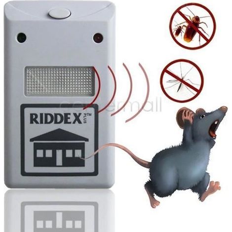 Household Shop® Électronique Ultrasons Rat Souris Répulsif Anti Moustique Répulsif Rongeurs Pest Bug Rejeter Mole Répulsif (1/4)
