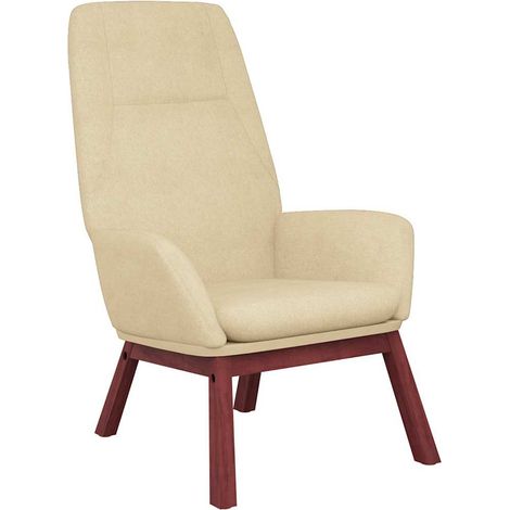Maison Exclusive - Sedia Relax Crema in Tessuto (1/5)