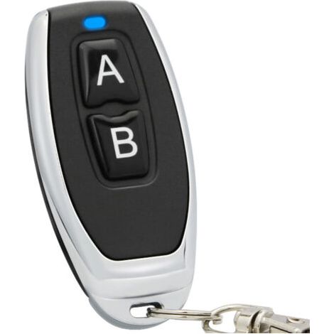Commutateur de télécommande sans fil RF 433Mhz avec 2 télécommandes pour porte de garage/volet roulant/lumière/pompe