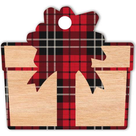 Christbaumschmuck aus Holz D50 Geschenk (1/3)