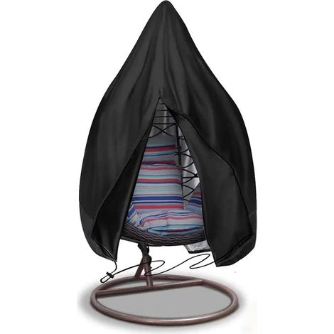 BelleRise - Housse de protection imperméable en tissu Oxford 210D pour fauteuil suspendu (1 pièce), dimensions : 190 x 115 cm. (1/4)