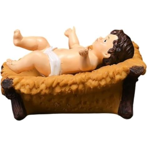 Générique Figurines de crèche l'enfant Jésus dans Une crèche pour Les fêtes (1/5)