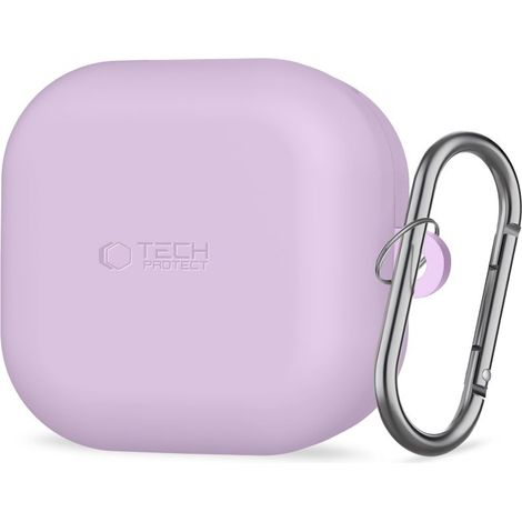 Ganci in silicone TECH-PROTECT per Samsung Galaxy Buds 4/4 Pro, colore lavanda. (1/5)
