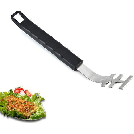 Poignée de levage résistante à la chaleur pour grille de barbecue, outil de levage en acier inoxydable pour grille de camping, accessoires pour barbecue résistants à la chaleur-AquaForge (1/5)