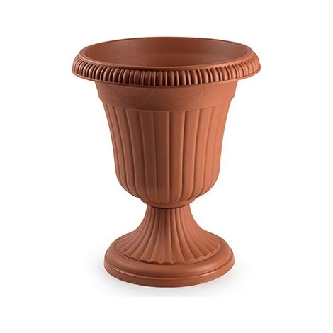 Macetero rendondo copa de plastico 48 cm Marron (1/2)
