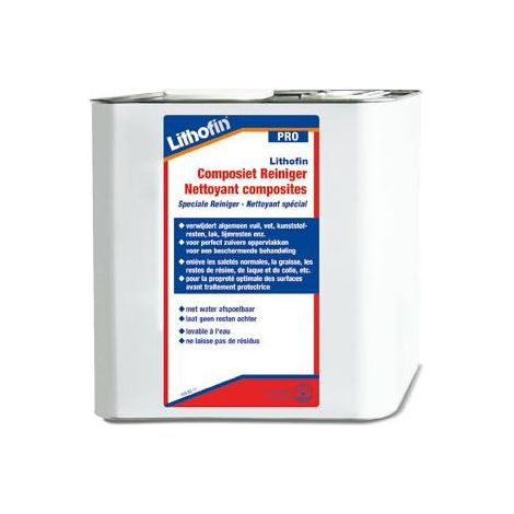 PRO Nettoyant Composites - Nettoyant haute performance pour composites - Lithofin - 2,5 L