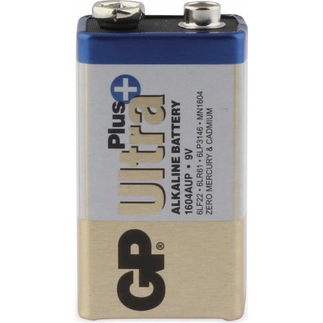 Ultra+ Alkaline-Batterie 9V 6LF22 - GP1604AUP-U1 (1/5)
