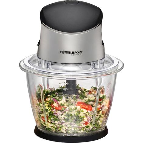 Rommelsbacher MZ 500 tritatutto elettrico de 1,5 L 500 W Nero, acciaio inox (1/5)