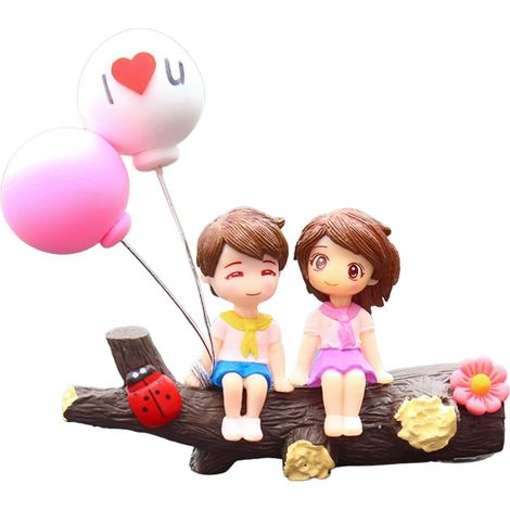 Décoration de voiture romantique en résine pour tableau de bord - Accessoire créatif pour intérieur de voiture - Cadeau réconfortant pour un être cher (1/5)