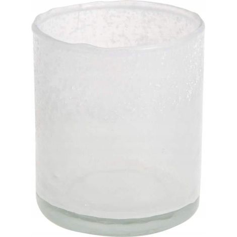 Teelichthalter aus Glas, 7 x 8 cm
