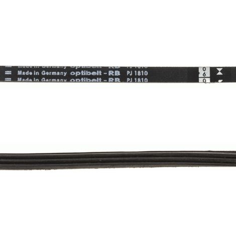 Correa Secadora 1810 J3  Código 263197  Perfil J de 3 Dientes  Altura 3.30mm  Recambio Transmisión Alta Resistencia