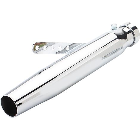 Tuyau d'échappement en acier inoxydable pour motos, silencieux de réduction du bruit, type B universel, blanc. (1/5)