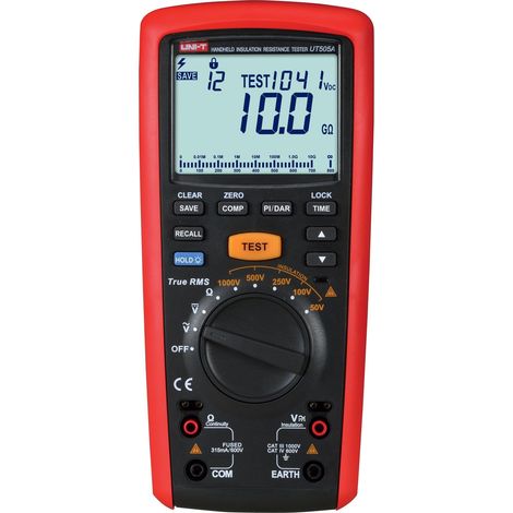 Testeur d'isolation multifonctions – Multimètre 1000V – Plage de mesure 0,01MΩ à 20GΩ – True RMS – SKU UT505A – Uni-T (1/5)