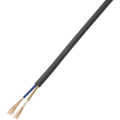 TRU COMPONENTS 1566995 Anschlussleitung 2 x 0.75 mm² Schwarz 20 m