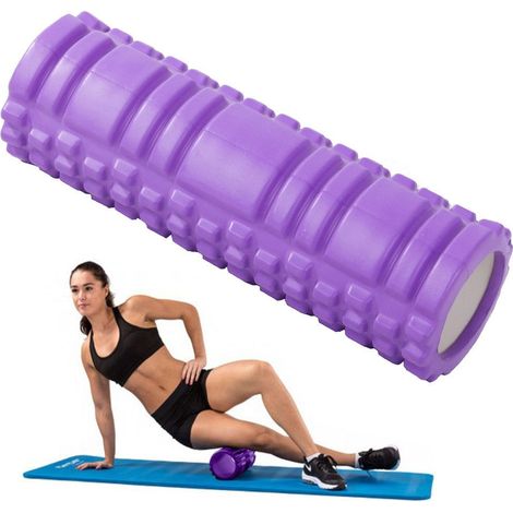 Rouleau de massage crossfit yoga violet