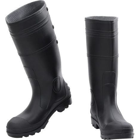 Bottes de pluie noir taille 42 PVC CFW937386 (1/5)