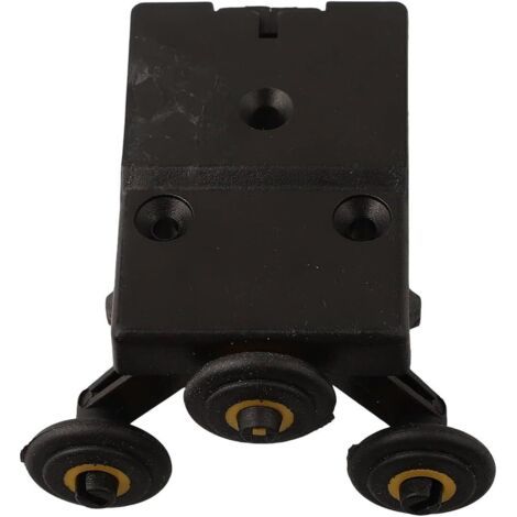 Poulie de porte coulissante avec roue en nylon pour un mouvement efficace de porte latérale et kit de guidage à rouleaux stable (noyau de roue supérieure) (1/5)