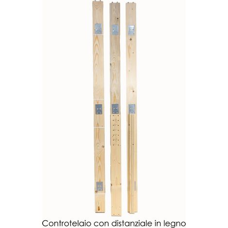 C CONTROTELAIO LEGNO ABETE  8,5X2X215 CM DIST.LEGNO