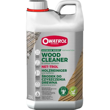 Owatrol Net-Trol Wood Cleaner and Colour Restorer - 2.5 Litre