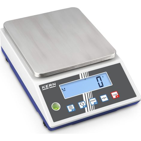 Kern Präzisionswaage PCB 6000-0+C kalibriert, Wägebereich 6000 g, Ablesbarkeit 1 g (1/3)
