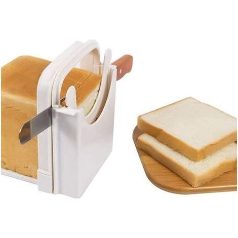 Trancheuse à pain pliable - Pour sandwich, pain fait maison, rapide et sûr pour les gadgets de cuisine-Fei Yu (1/4)