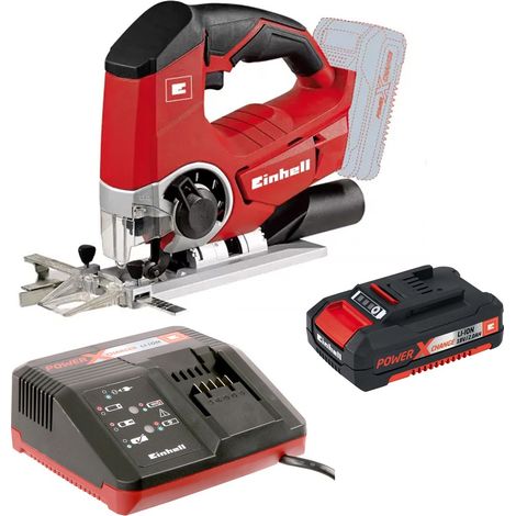 Einhell Cordless Jigsaw Power X Change 18v Li-ion TE-JS 18 LI EINTEJS18LI X1 2AH (1/4)