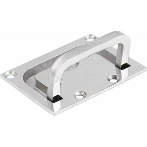 Boucle de plancher en acier inoxydable 316, boucle de pont marine, poignée de trappe, poignée de RV (7657mm) (1/4)