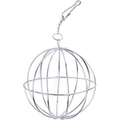 Boule d'alimentation pour rongeurs, distributeur d'alimentation pour lapin, sphère de 8 cm pour cochon d'Inde, hamster, lapin, boule à suspendre, jouet pour lapin, mangeoire à foin pour animaux de com